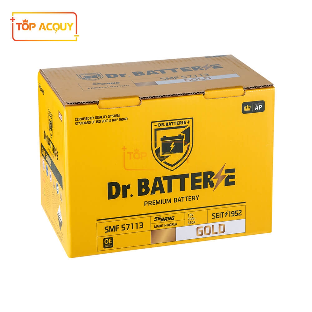 ẮC QUY DR.BATTERIE 12V - 71AH SMF 57113 DIN71(L)