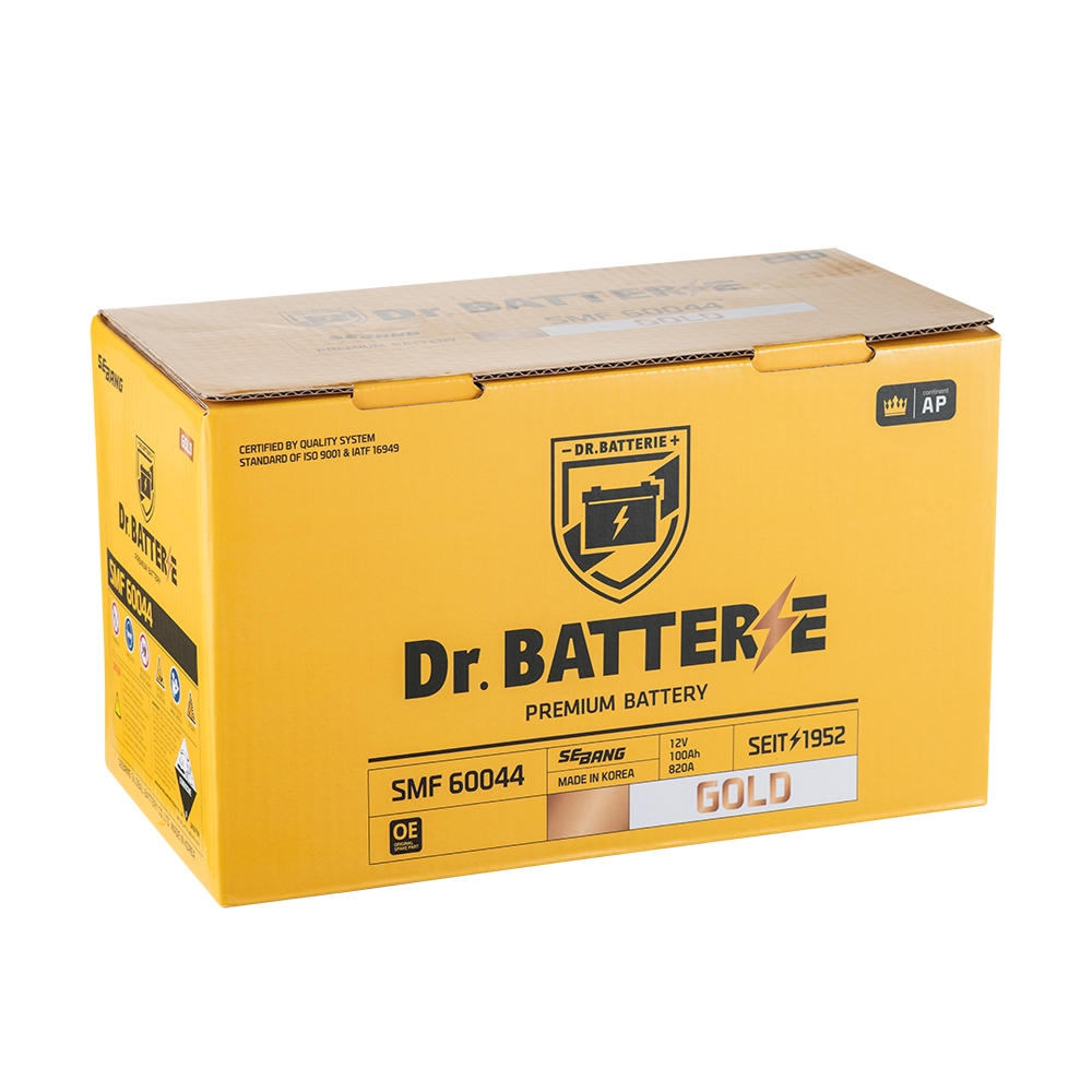 ẮC QUY DR.BATTERIE 12V - 100AH SMF 60044 DIN100(L)