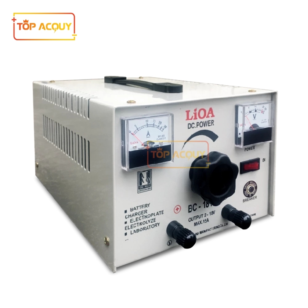 MÁY NẠP ẮC QUY LiOA BC-1815 SẠC BÌNH 12V 15AH
