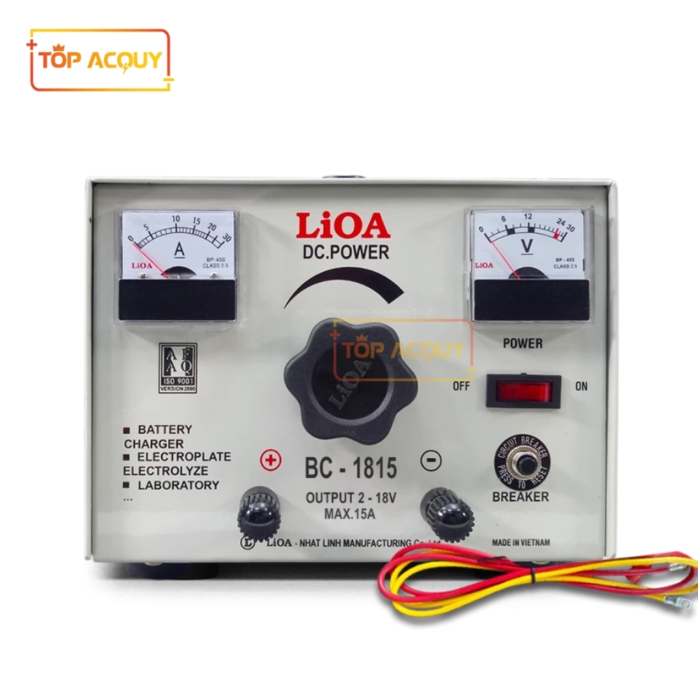 MÁY NẠP ẮC QUY LiOA BC-1815 SẠC BÌNH 12V 15AH