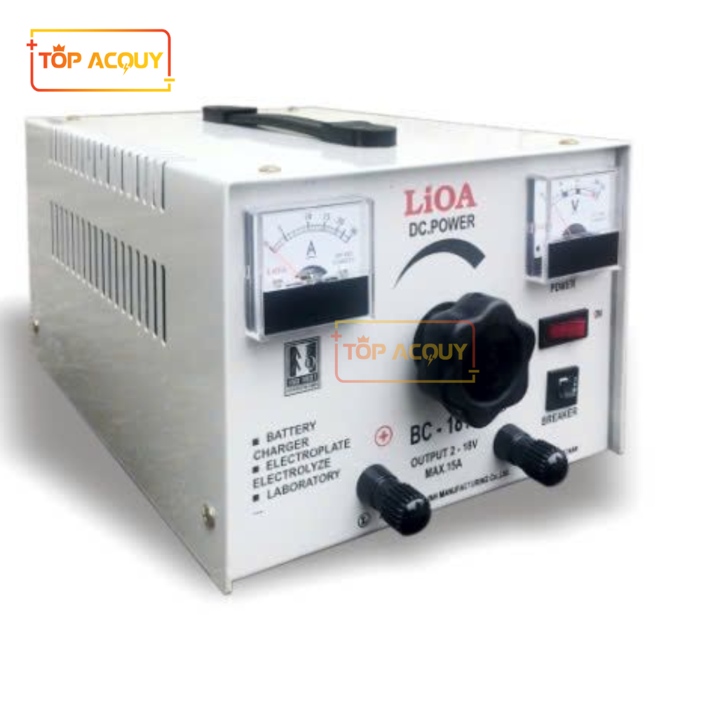 MÁY NẠP ẮC QUY LIOA DÒNG 15–30A, BẢO HÀNH 48 THÁNG - HÀ NỘI
