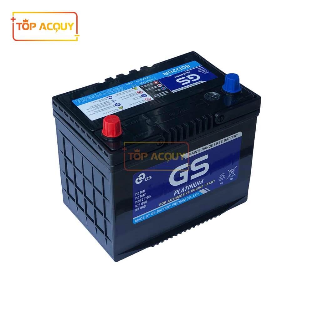 ẮC QUY GS 12V - 70AH MF 80D26R