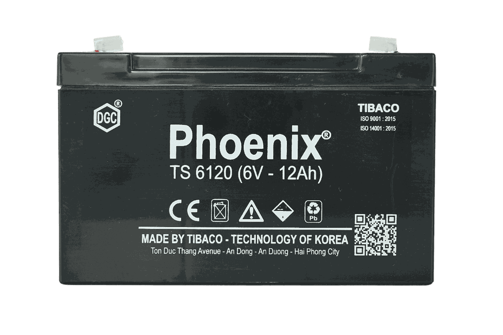 ẮC QUY PHOENIX 6V - 12AH TS6120
