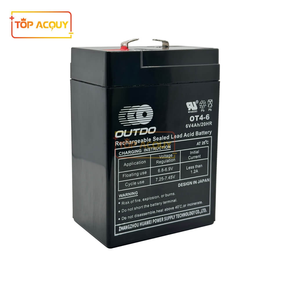 ẮC QUY OUTDO 6V - 4AH 20HR OT4-6