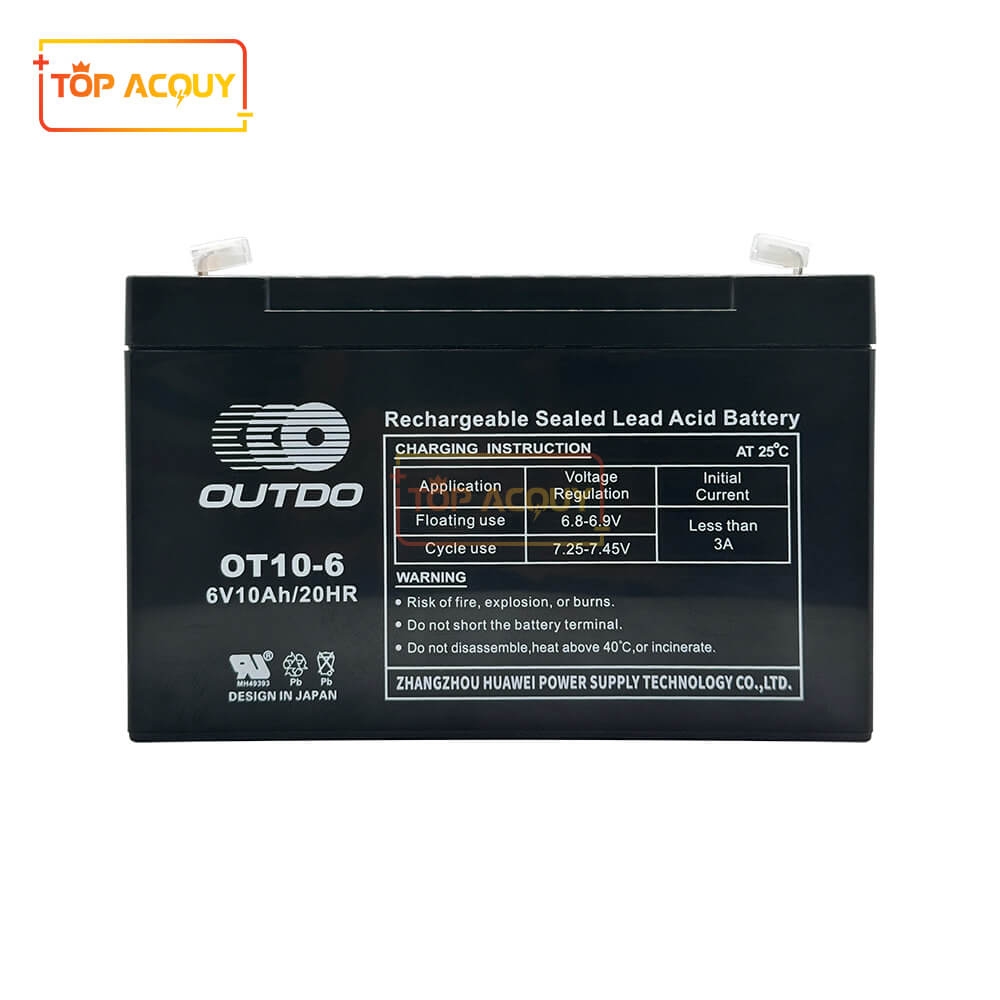 ẮC QUY OUTDO 6V-10AH 20HR OT10-6
