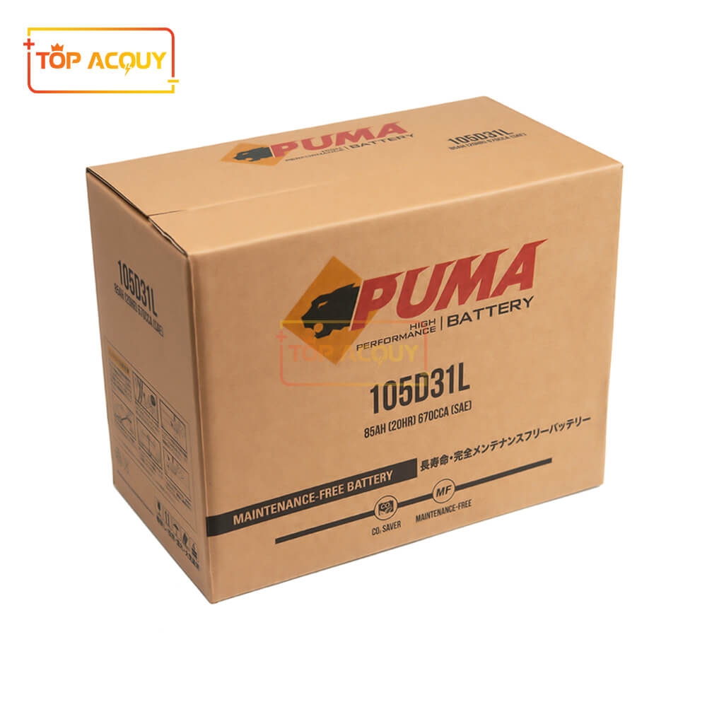 BÌNH ẮC QUY PUMA 12V - 85AH 105D31L