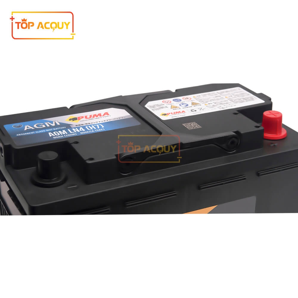 BÌNH ẮC QUY PUMA 12V - 80AH AGM LN4 (H7) (ECO/START-STOP PLUS)