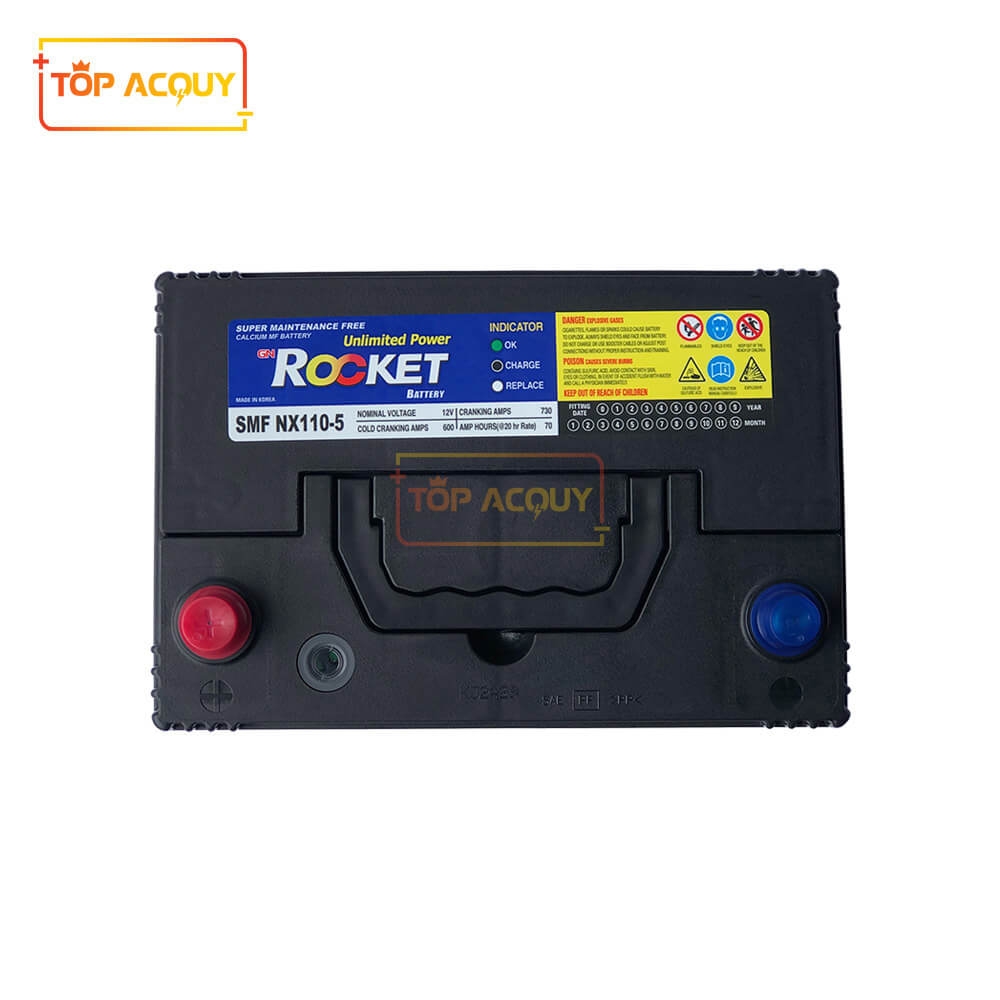 ẮC QUY ROCKET 12V - 70AH SMF NX110-5