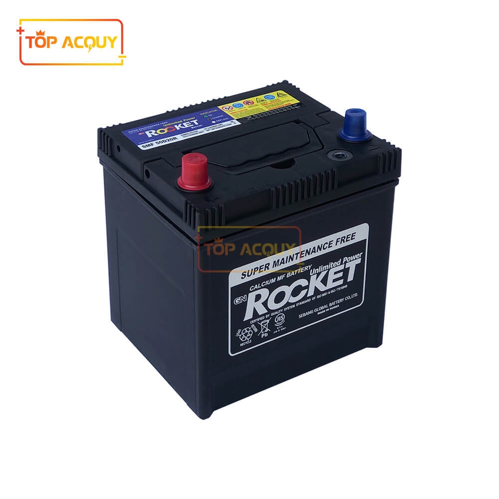 ẮC QUY ROCKET 12V - 50AH SMF 50D20R