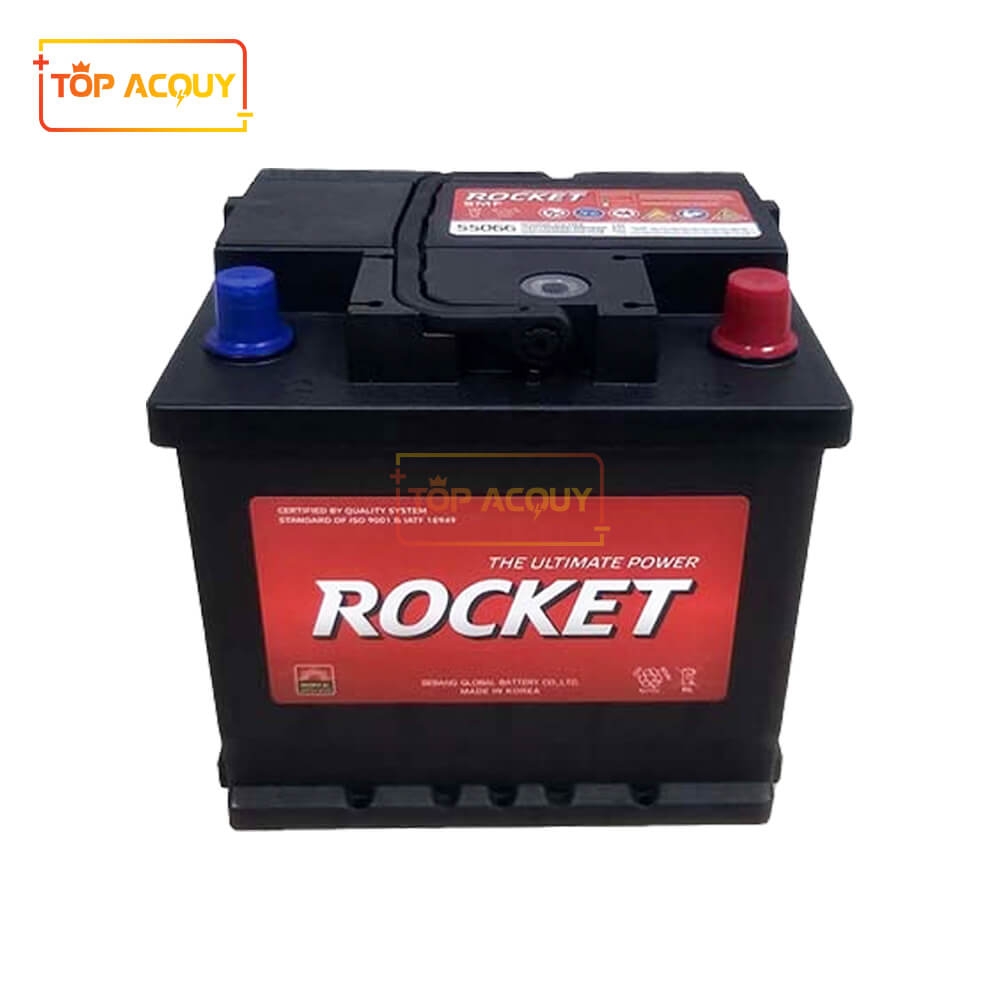 ẮC QUY ROCKET 12V - 50AH SMF 55066 DIN50(L)