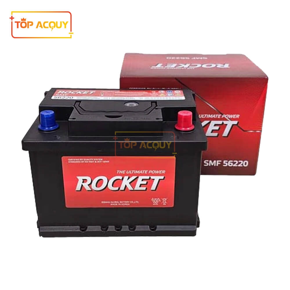 ẮC QUY ROCKET 12V - 62AH SMF 56220 DIN62(L)