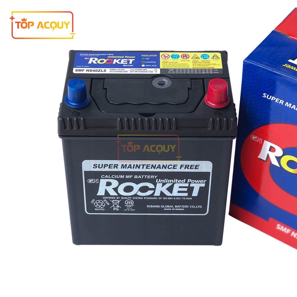 ẮC QUY ROCKET 12V - 35AH SMF NS40ZLS