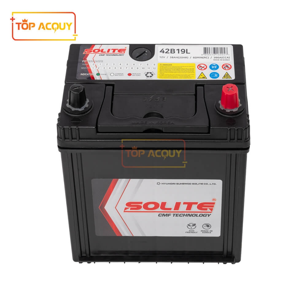 ẮC QUY SOLITE 12V - 38AH CMF42B19L
