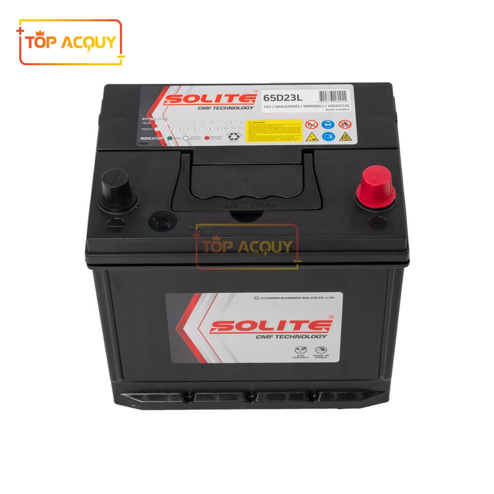 ẮC QUY SOLITE 12V - 60AH CMF65D23L