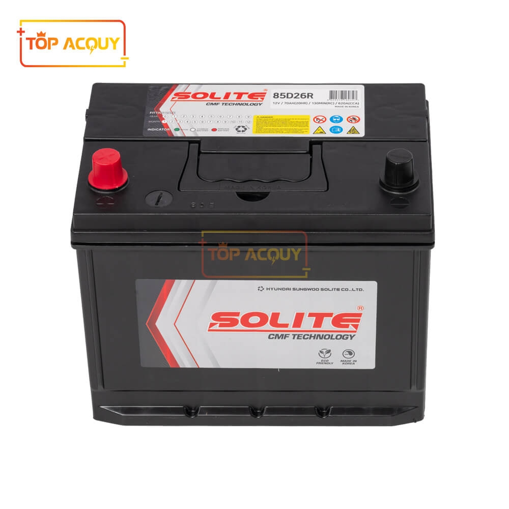 ẮC QUY SOLITE 12V - 70AH CMF85D26R
