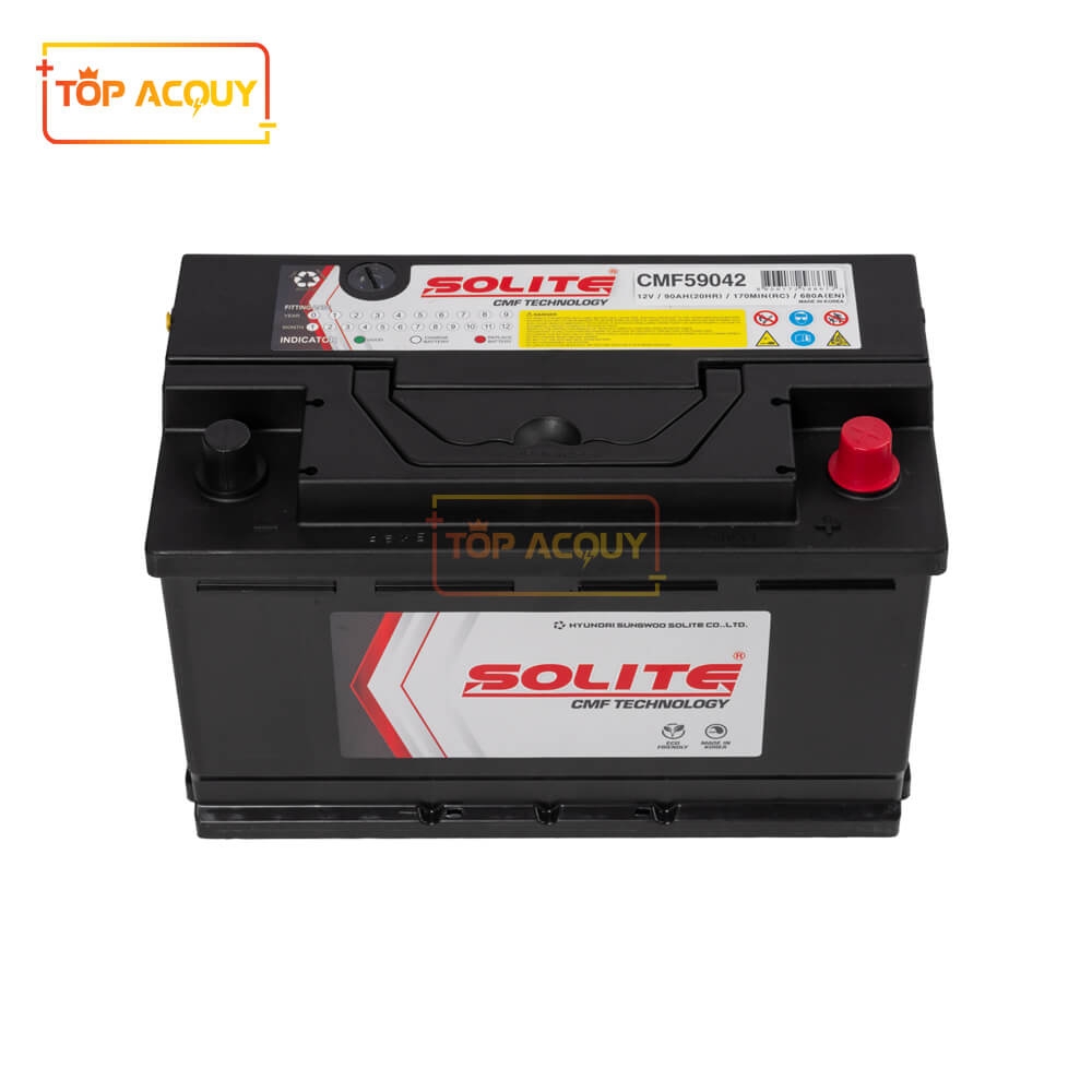 ẮC QUY SOLITE 12V - 90AH CMF59042 DIN90(L)