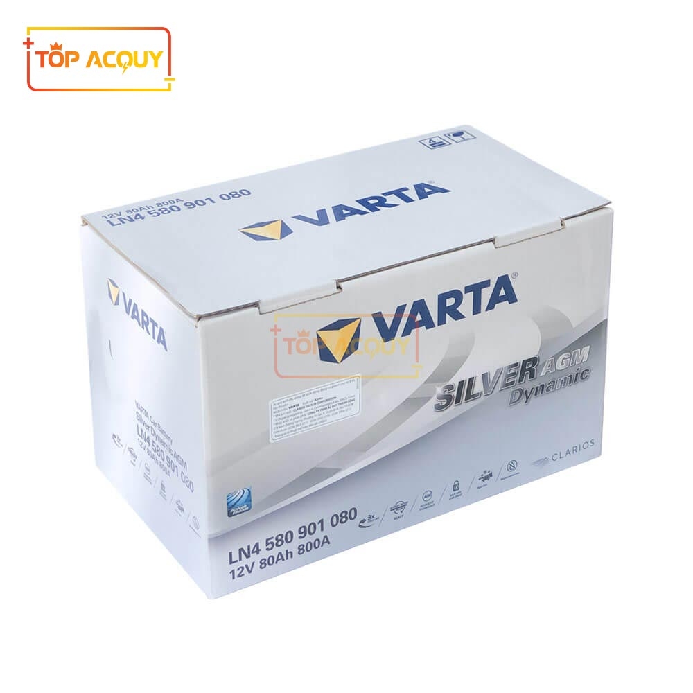 Ắc Quy Varta AGM LN4 580901080 12V - 80Ah