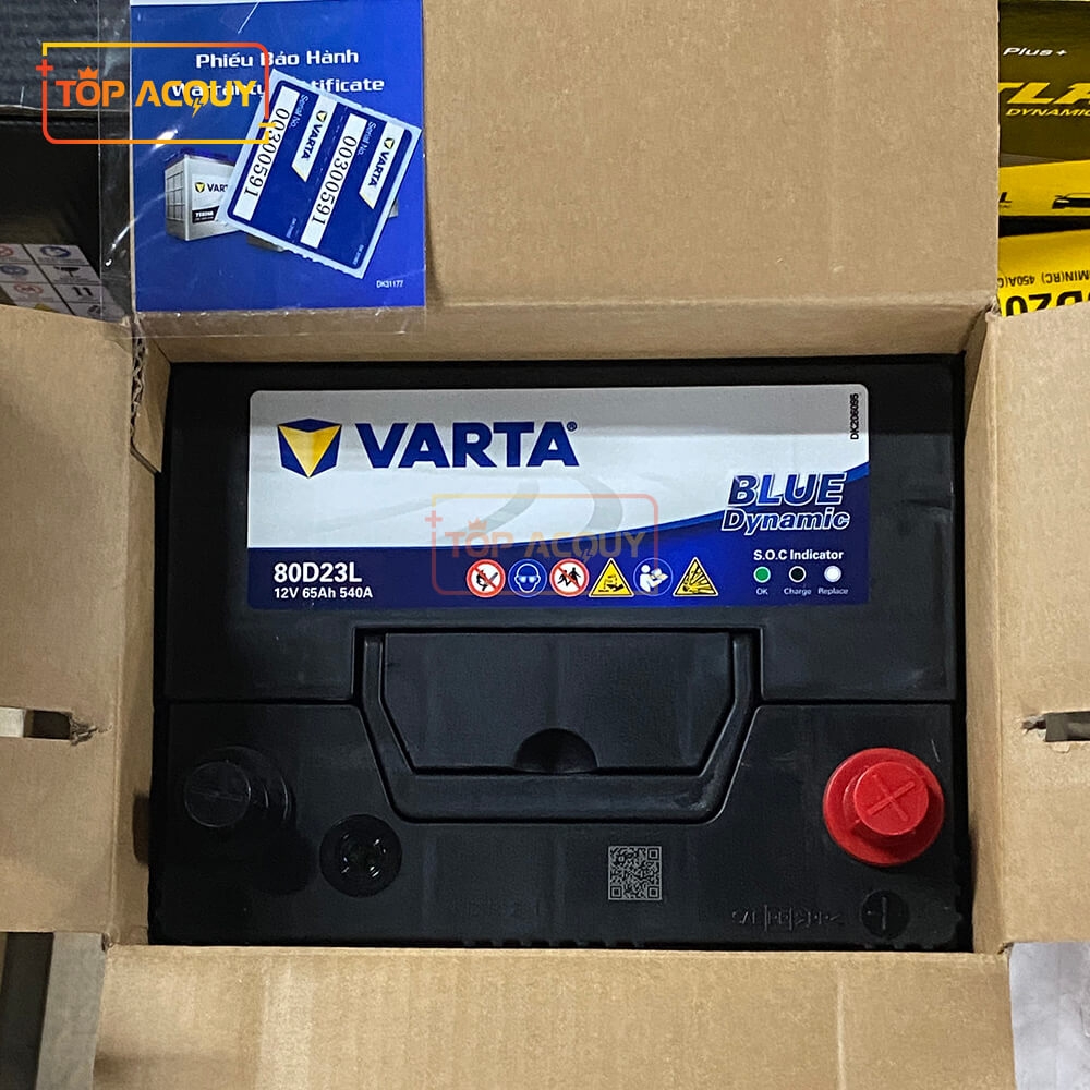 ẮC QUY VARTA 12V 65AH 80D23L (NEW MODEL) BLUE DYNAMIC