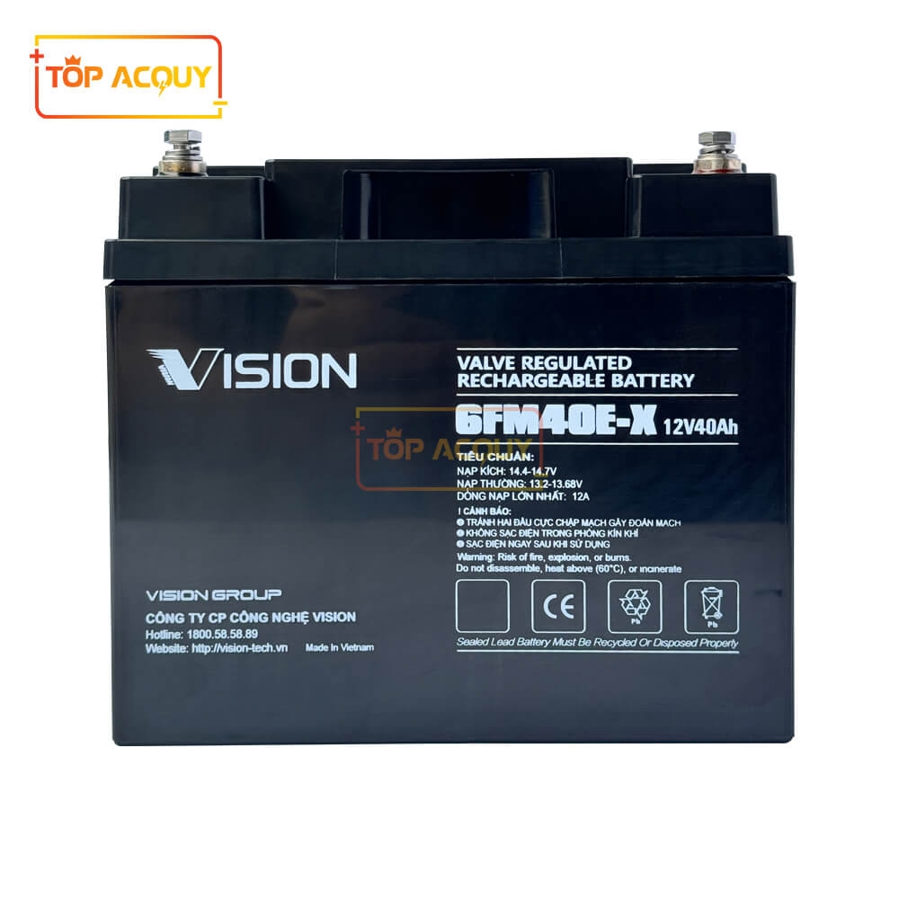 ẮC QUY VISION 12V - 40AH 6FM40E-X