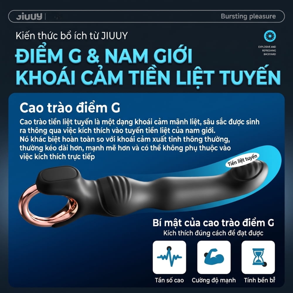 Máy rung kích thích hậu môn Jiuuy Magic Finger