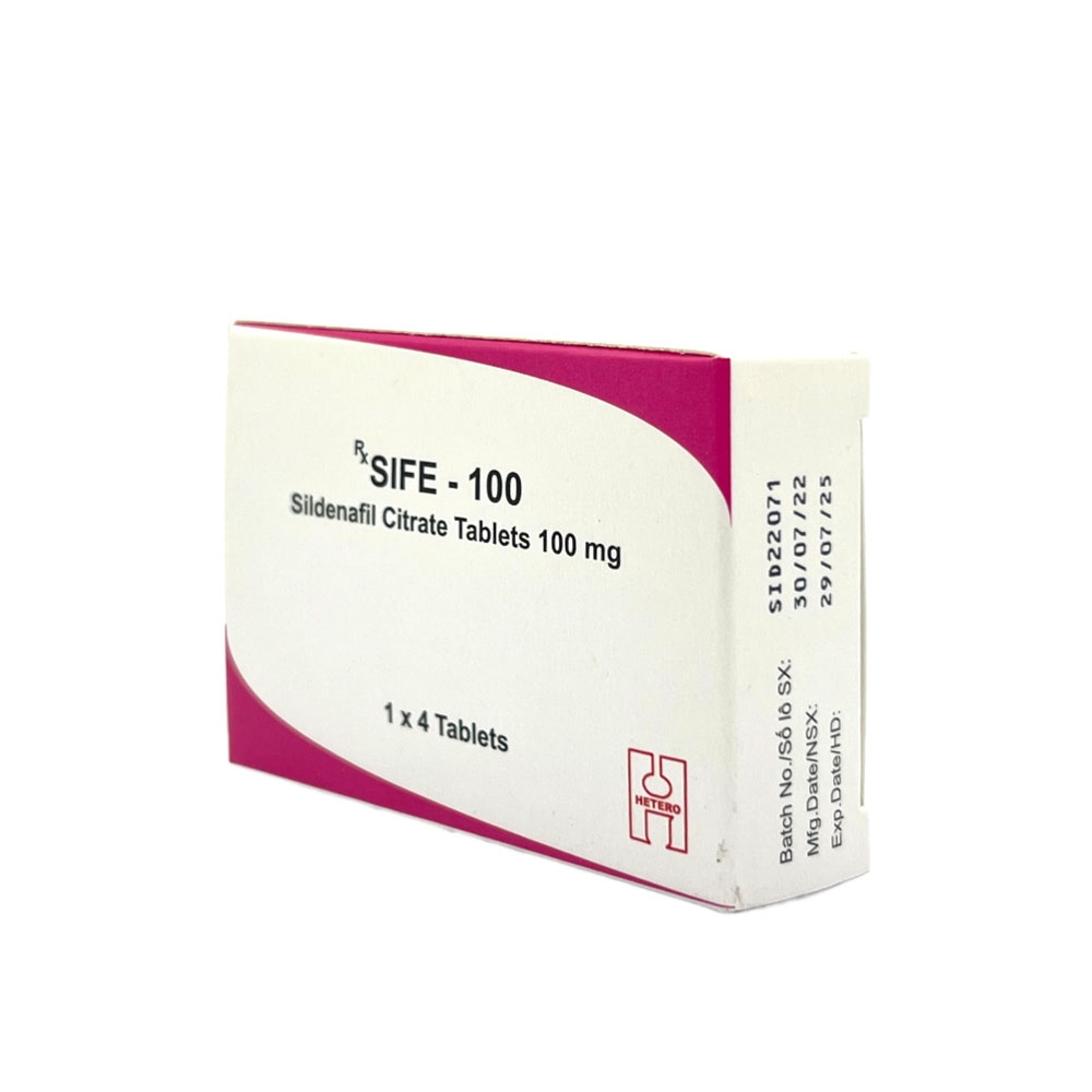 Viên uống cương dương Sife 100 hộp 4 viên