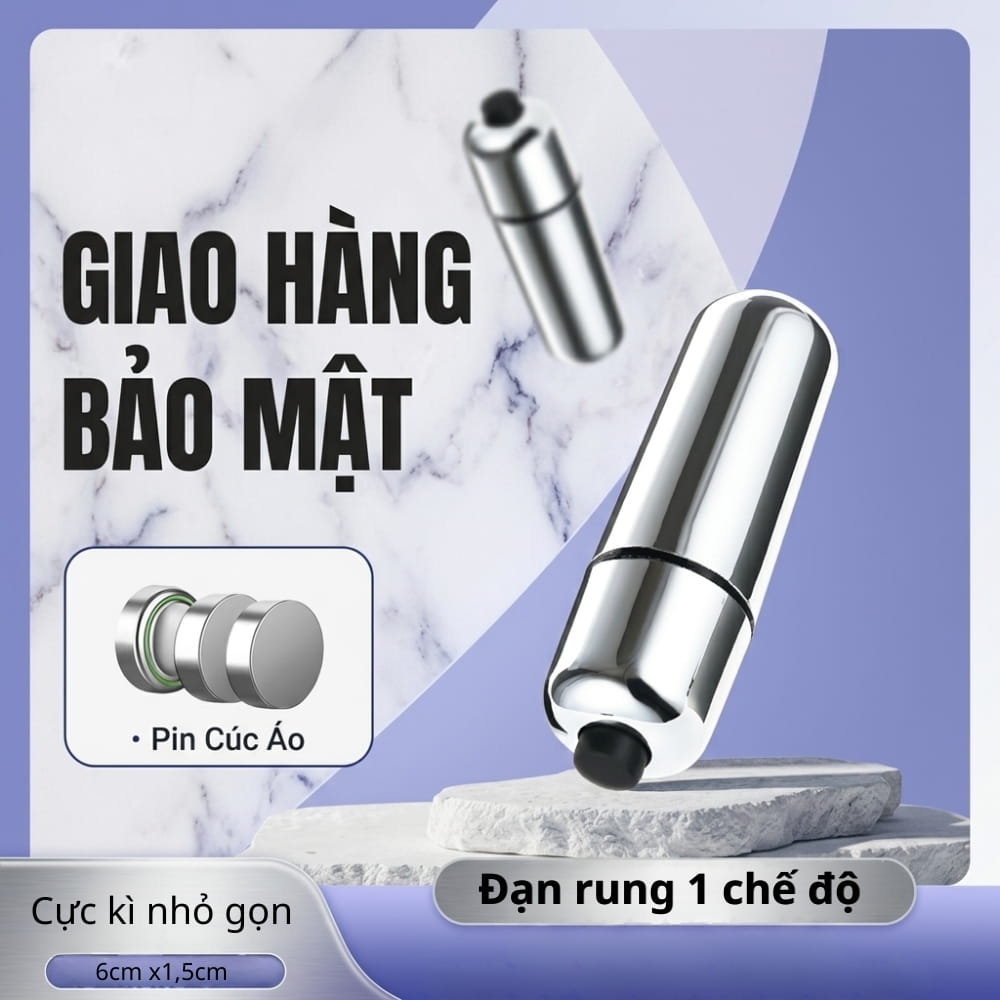 Đạn rung inox 1 chế độ