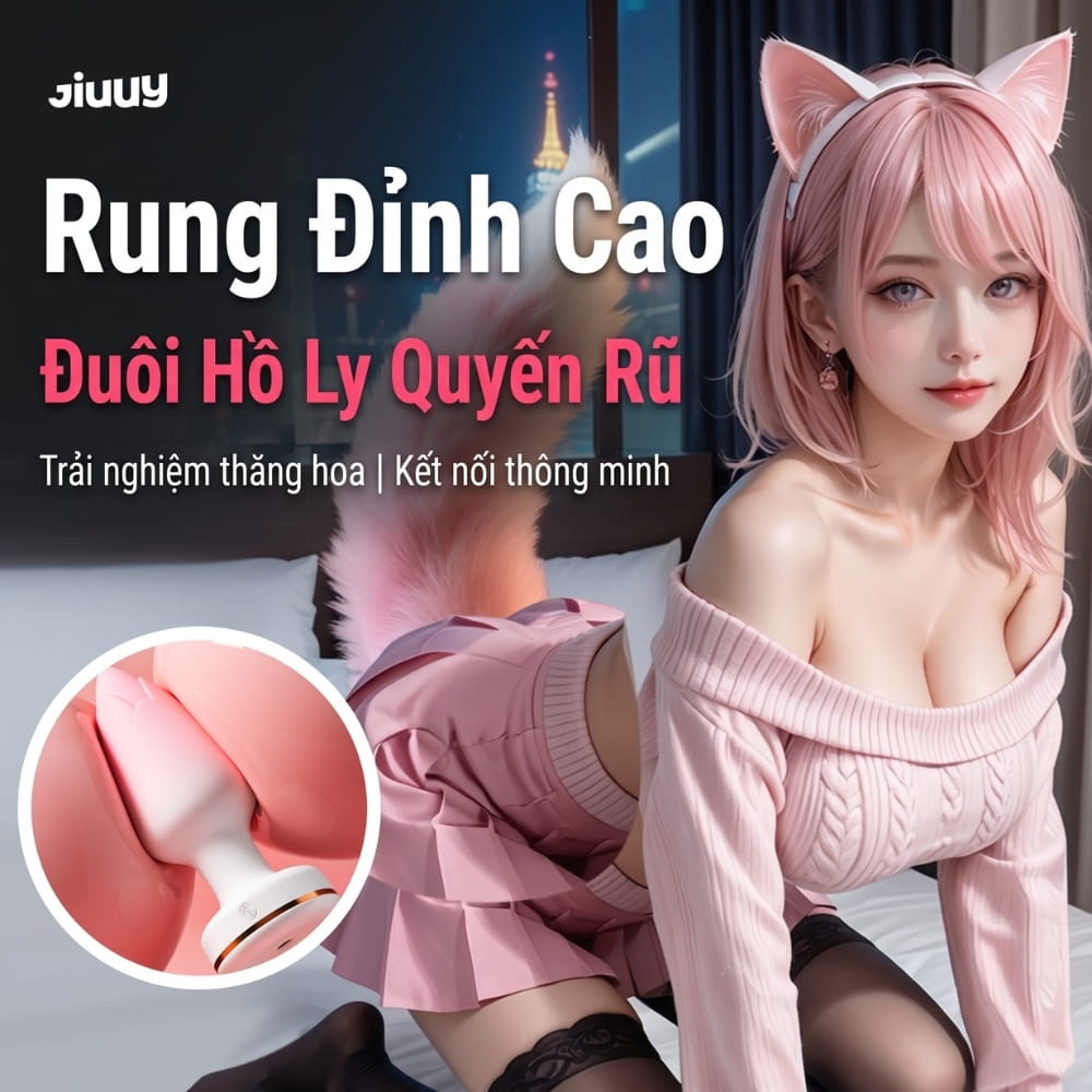 Plug hậu môn đa năng Jiuuy đuôi chồn app