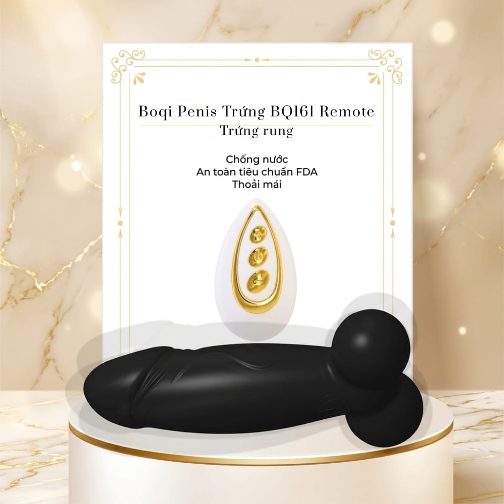 Trứng rung Boqi Penis Trứng BQ161 Remote