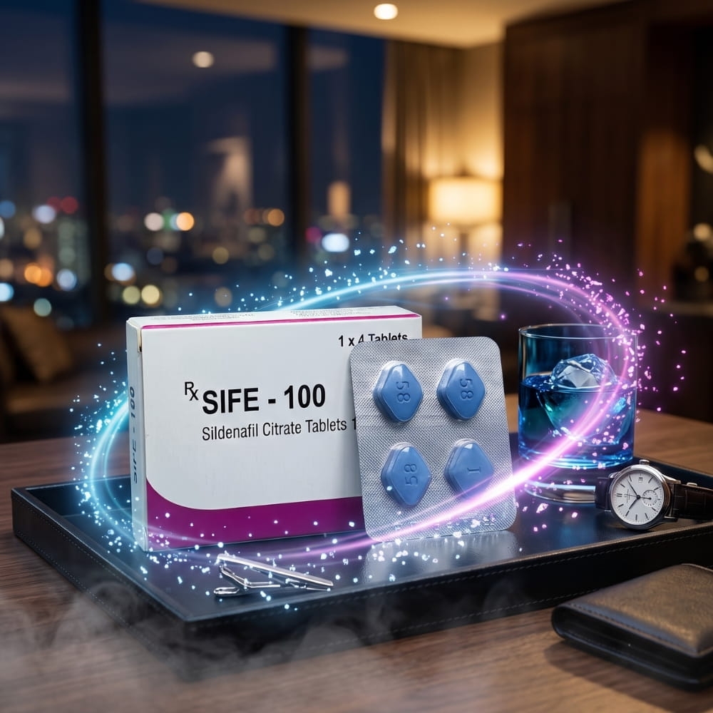 Viên uống cương dương Sife 100 hộp 4 viên