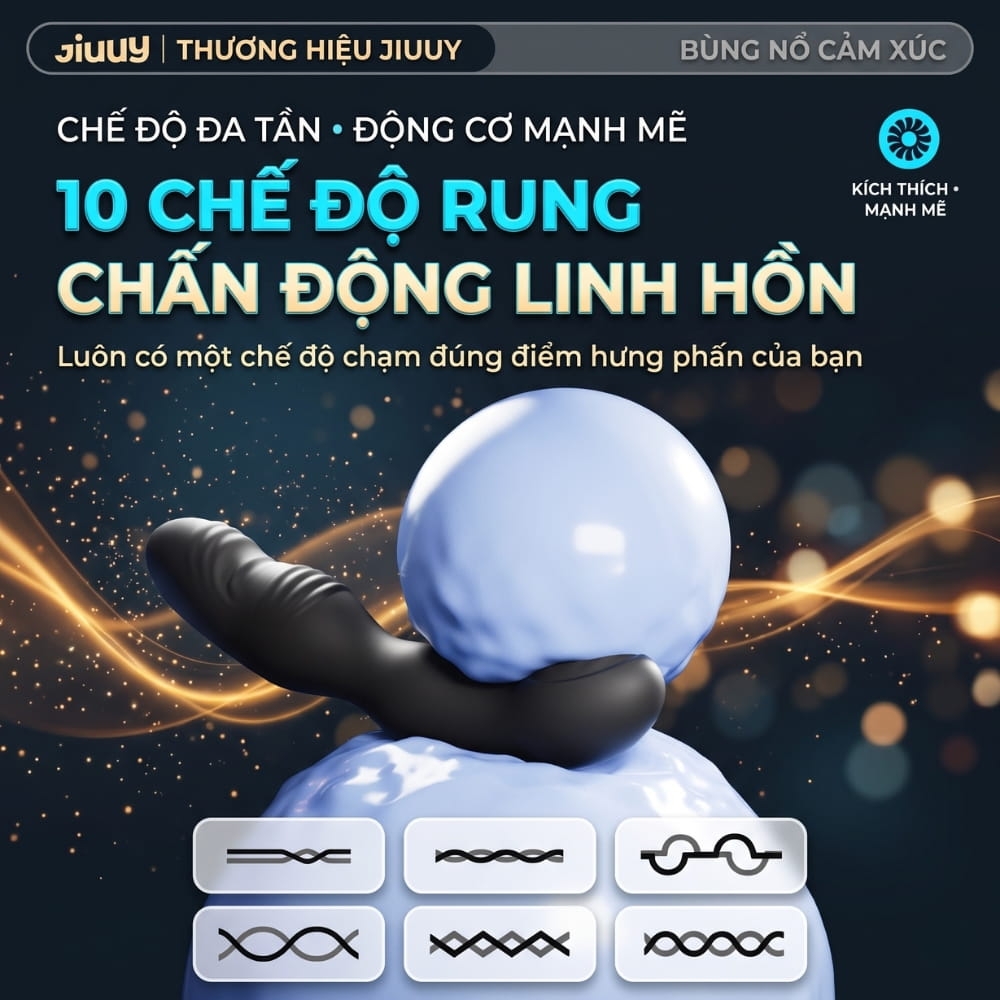 Máy rung kích thích hậu môn Jiuuy Magic Finger