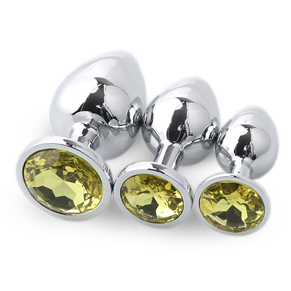 Plug hậu môn Inox Đính Đá