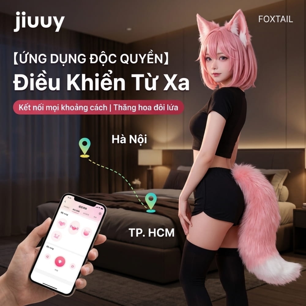 Plug hậu môn đa năng Jiuuy đuôi chồn app