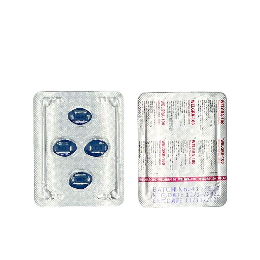 Viên uống cương dương Welgra 100 hộp 4 viên