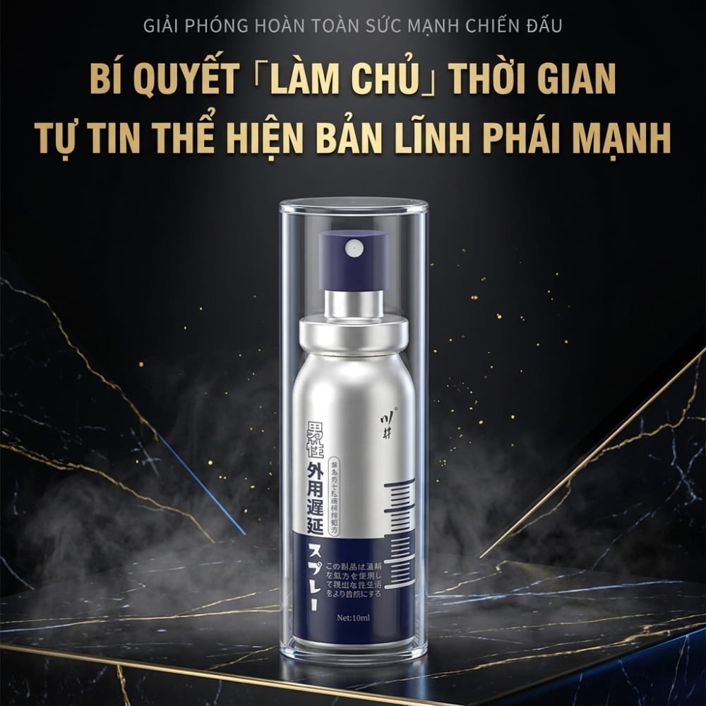 Xịt chống xuất tinh sớm ChuanJing Blue Silver 10ml