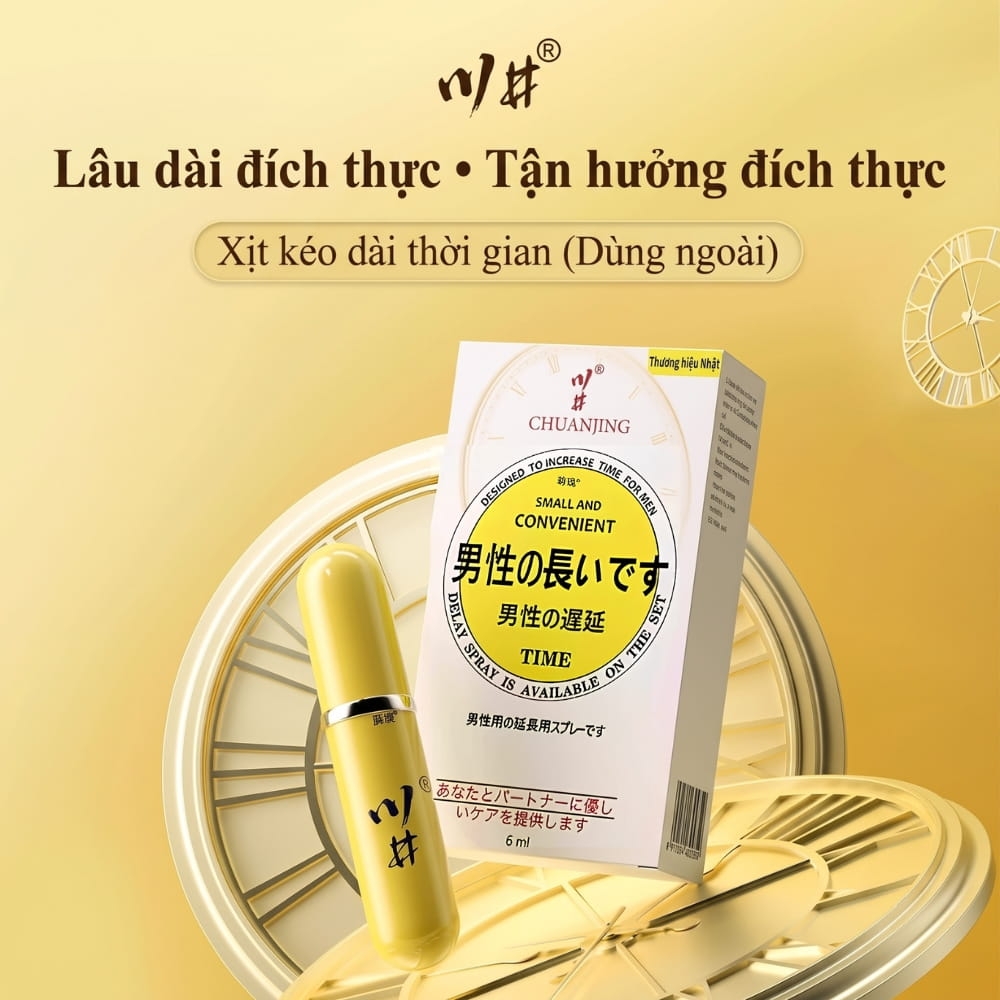 Xịt chống xuất tinh sớm ChuanJing Yellow 6ml