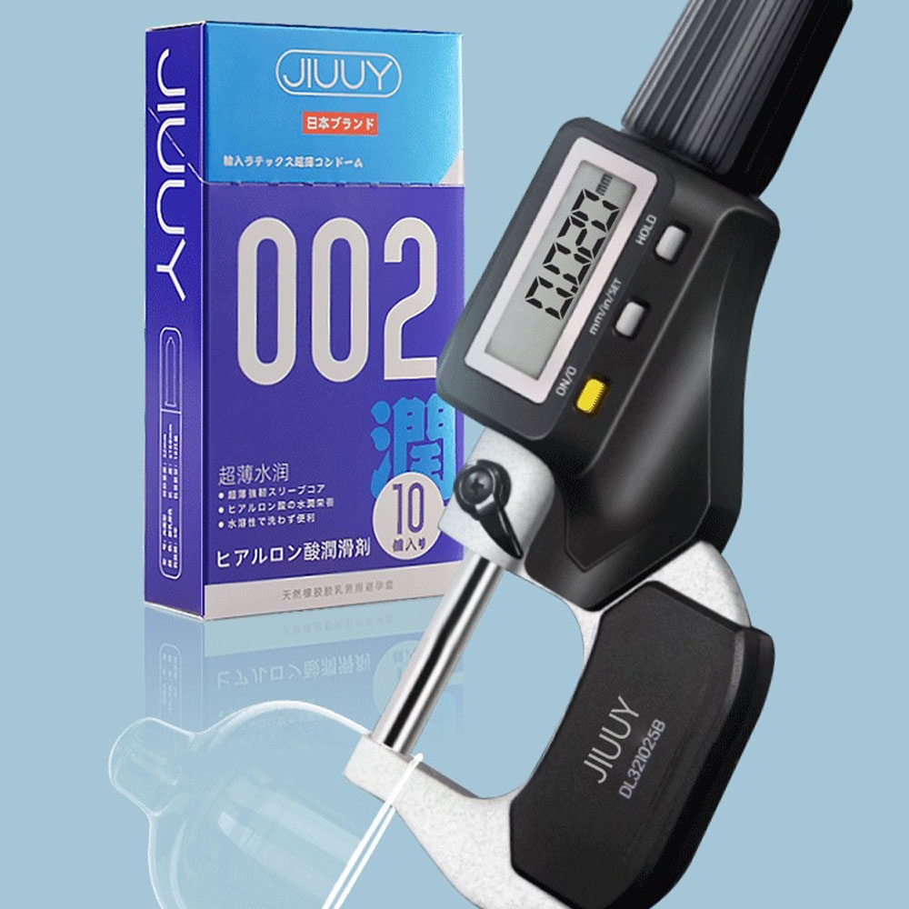 Bao cao su Jiuuy 002 Water Moisture siêu mỏng nhiều gel hộp 10 chiếc