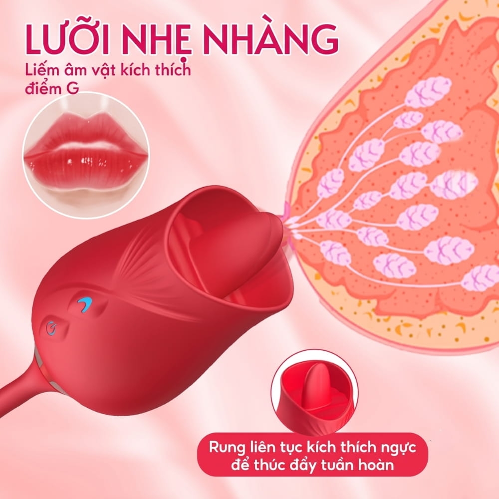 Trứng rung 2 đầu đa năng Aifeiya Shadow Licker