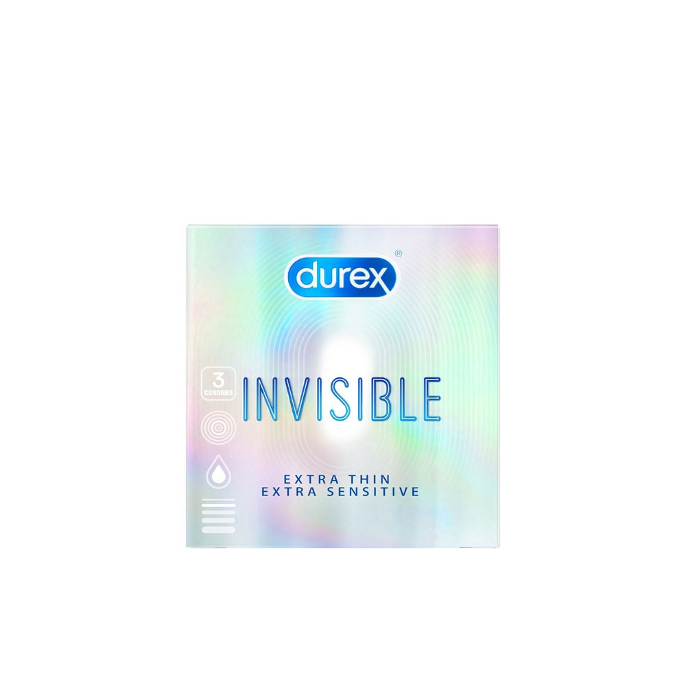 Bao cao su Durex Invisible siêu mỏng hộp 3 chiếc