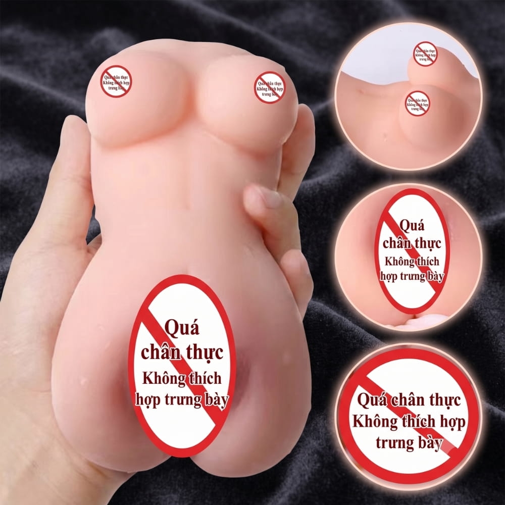 Âm đạo giả nguyên khối Real Model 5D Bụng Nhỏ 600g