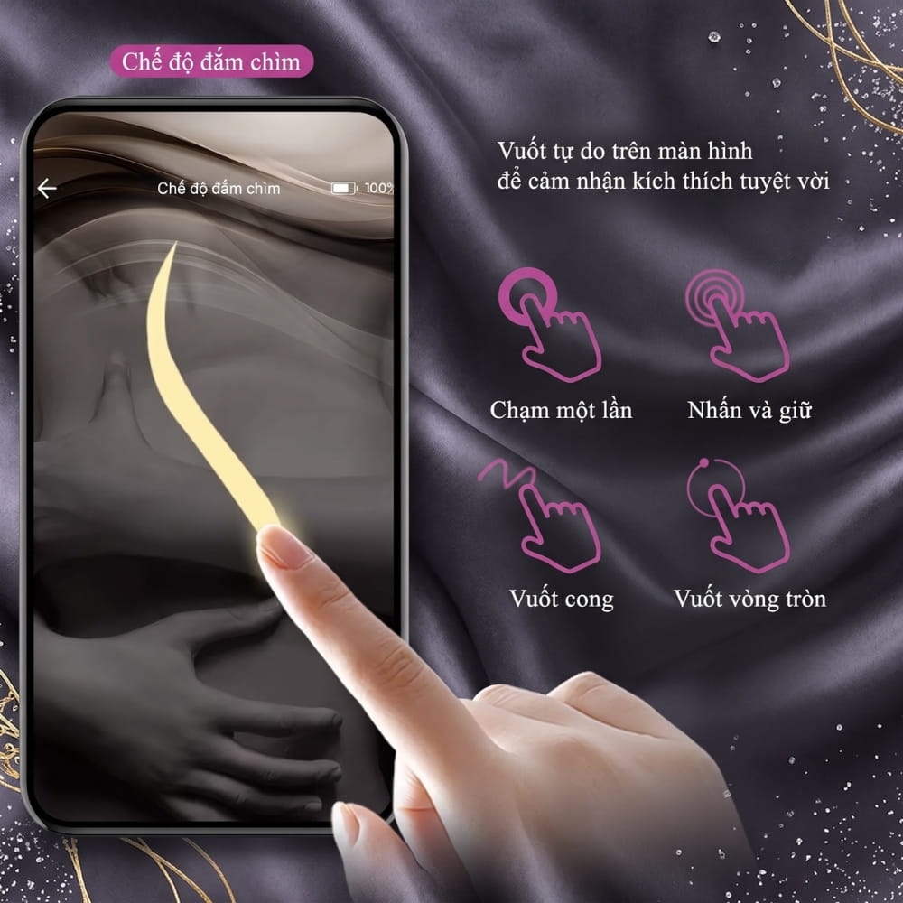 Chíp rung Pretty Love Franz remote massage chính hãng