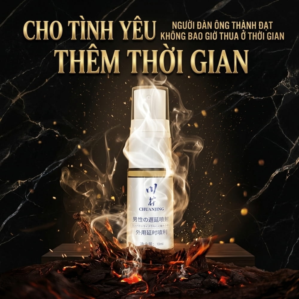 Xịt chống xuất tinh sớm ChuanJing Blue Gold 10ml