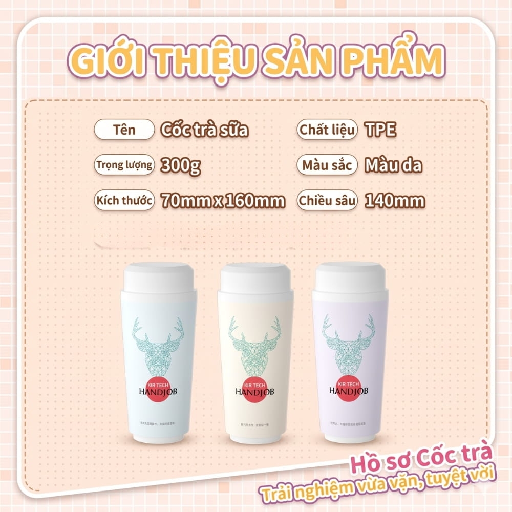Âm đạo giả dạng cốc Lilo Milk Tea