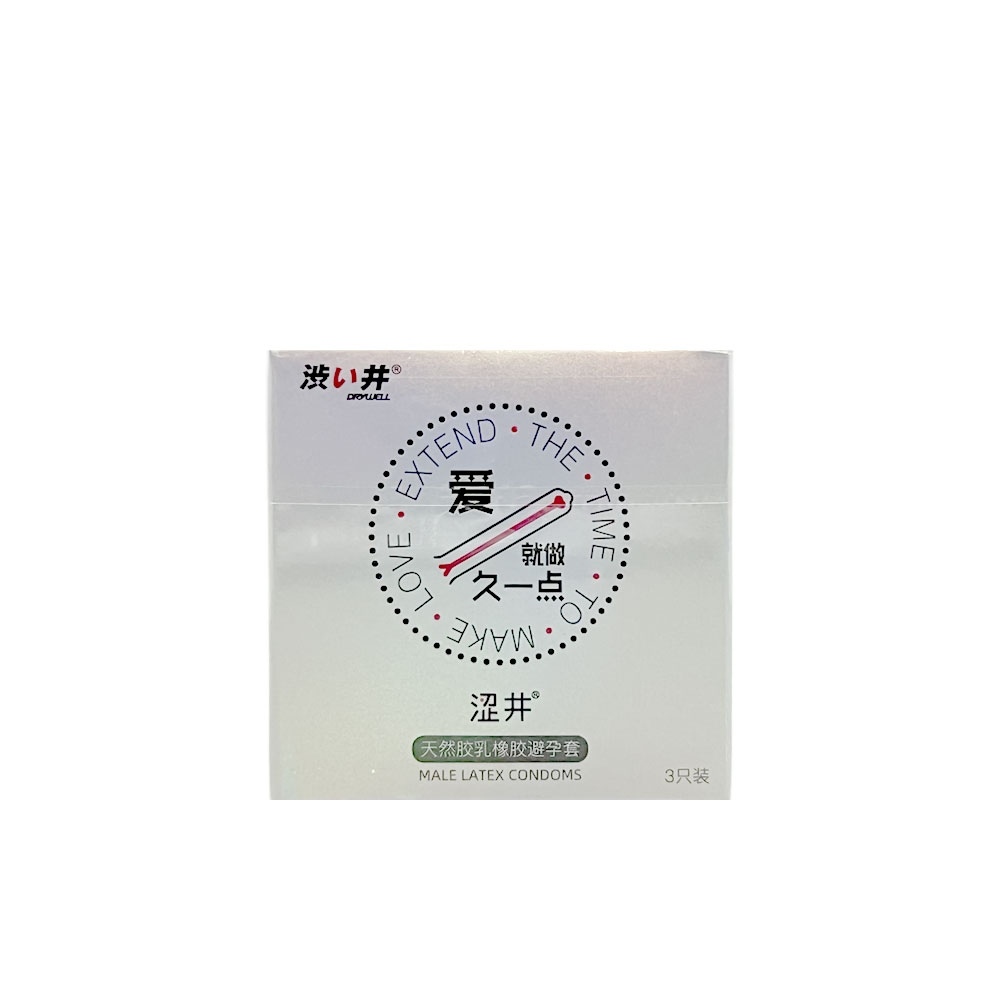 Bao cao su Drywell Long Lasting hộp 3 chiếc kéo dài thời gian chính hãng