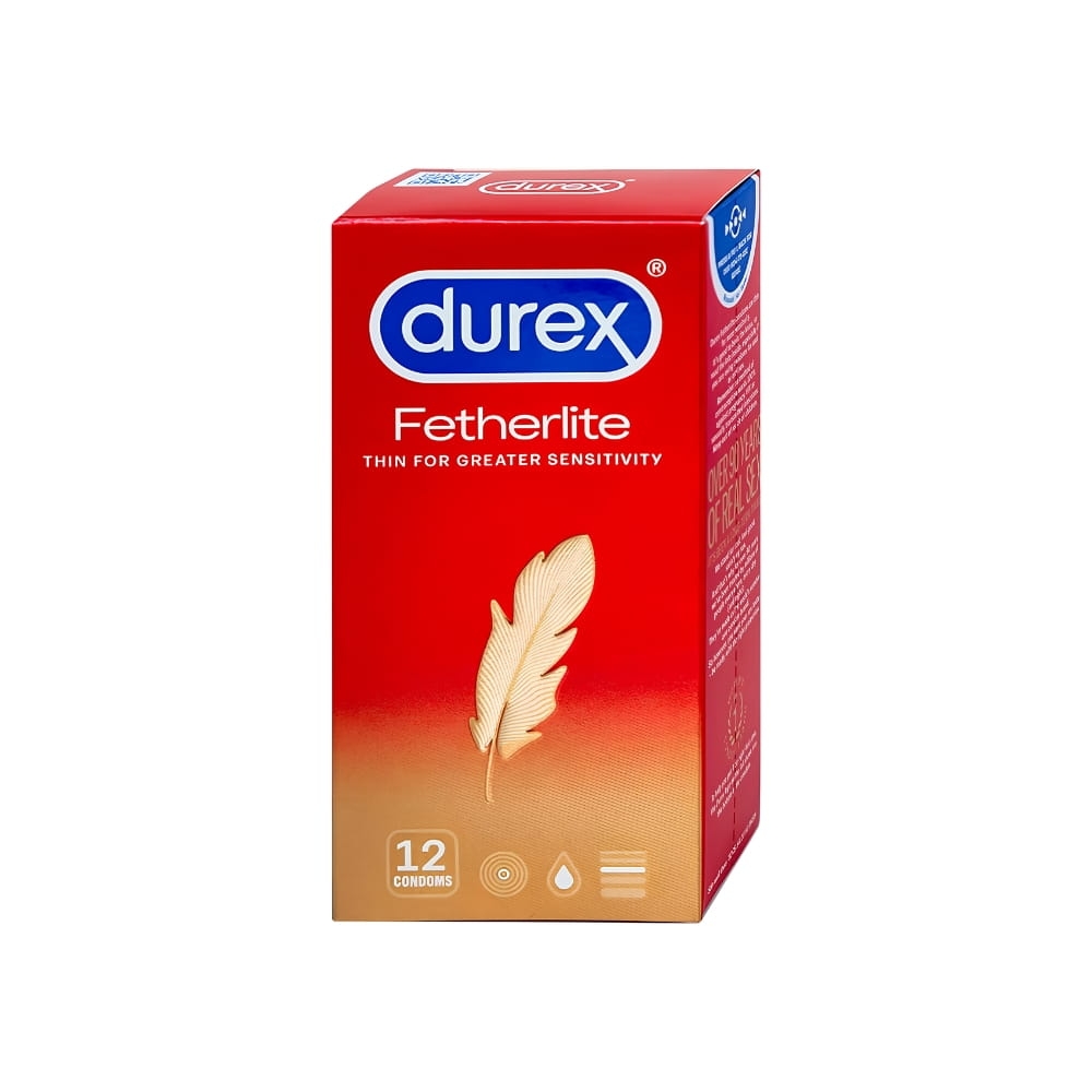 Bao cao su Durex Fetherlite siêu mỏng hộp 12 chiếc