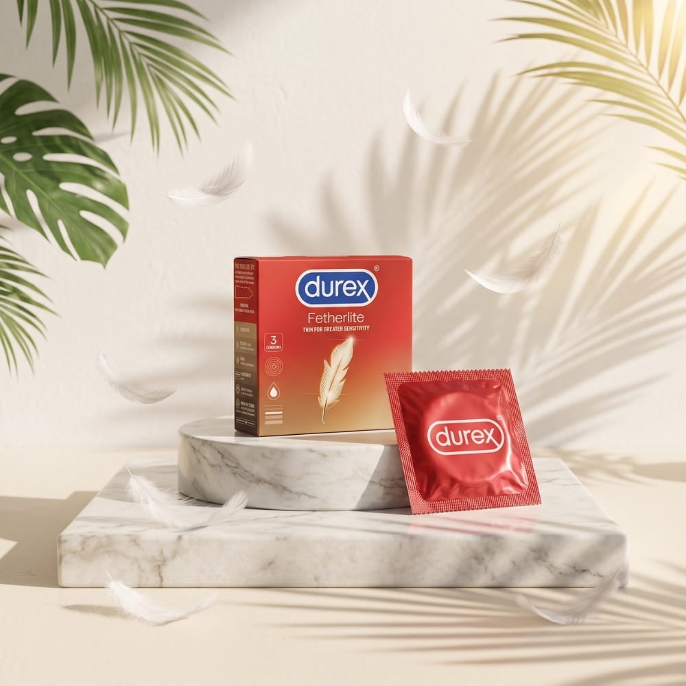 Bao cao su Durex Fetherlite siêu mỏng hộp 3 chiếc