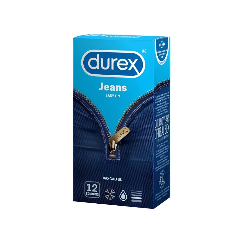 Bao cao su Durex Jeans hộp 12 chiếc