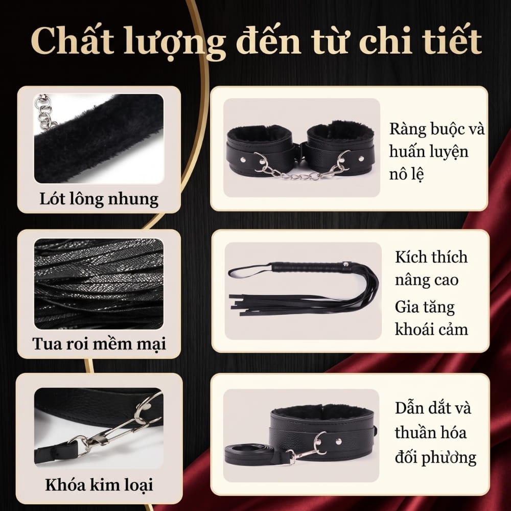 BDSM Bộ bạo dâm 10 món Jiuai