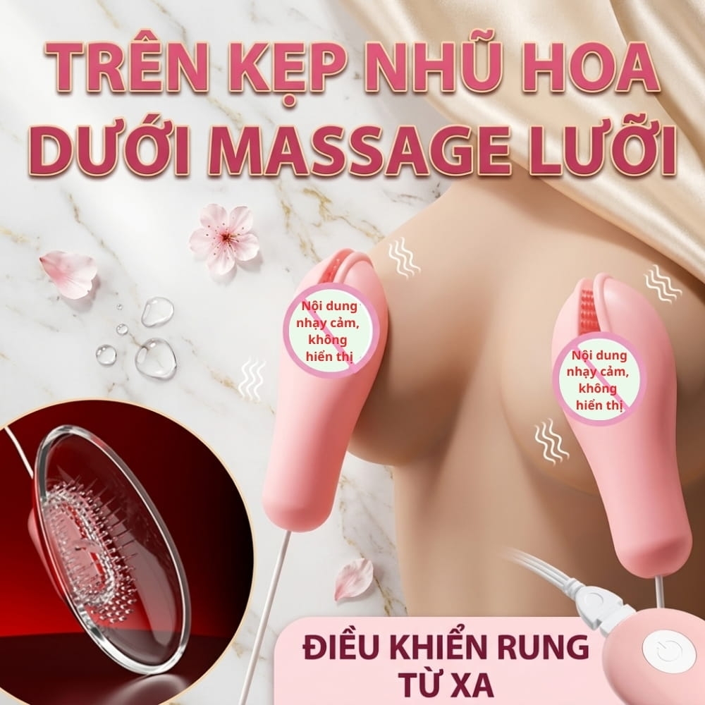 BDSM Kẹp ngực đa năng YuePao Milk Clip 3 đầu