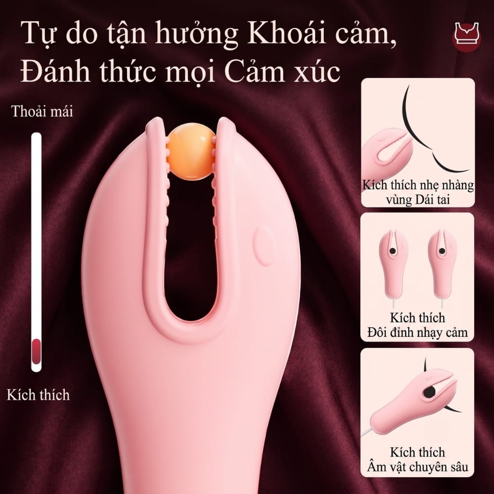 BDSM Kẹp ngực đa năng YuePao Milk Clip 3 đầu