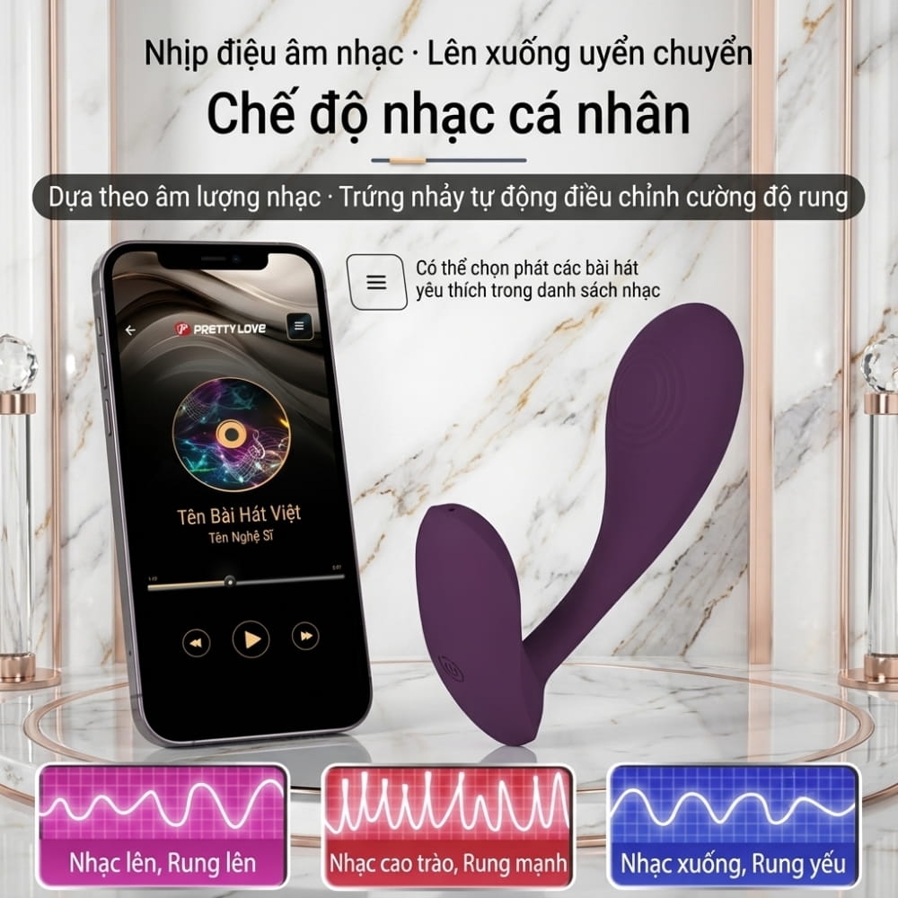 Chíp rung Pretty Love Baird App